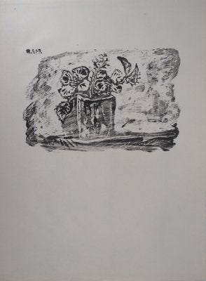 Small Flowerpot Lithograph by Pablo Picasso, 1947-KHH-697789