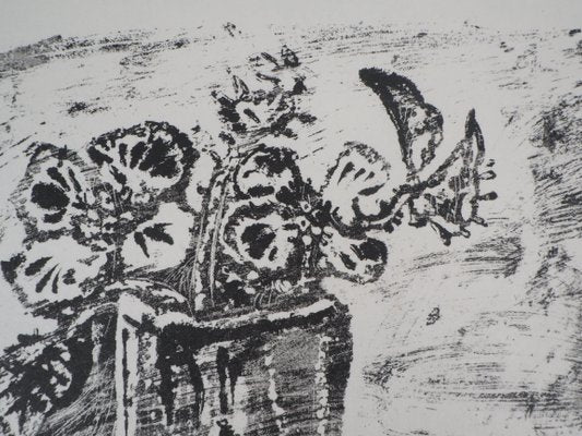 Small Flowerpot Lithograph by Pablo Picasso, 1947-KHH-697789