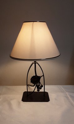 Small French Art Deco Table Lamp, 1940s-HOI-1780300