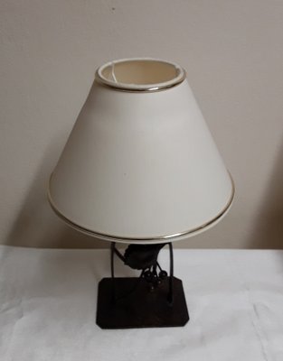 Small French Art Deco Table Lamp, 1940s-HOI-1780300