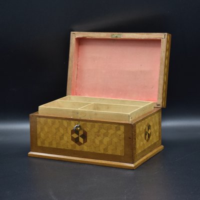 Small French Box with Inlaying, 1900s-RNM-2021315