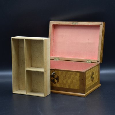 Small French Box with Inlaying, 1900s-RNM-2021315