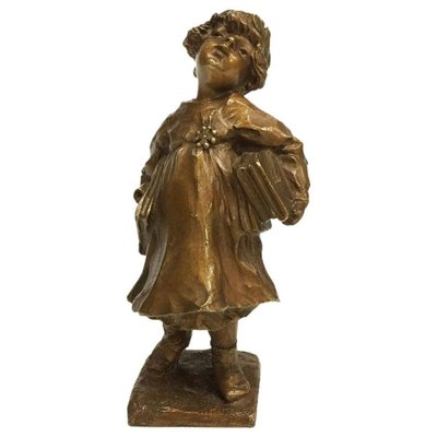 Small French Bronze Figurine by Lucien Alliot-UCH-1224595