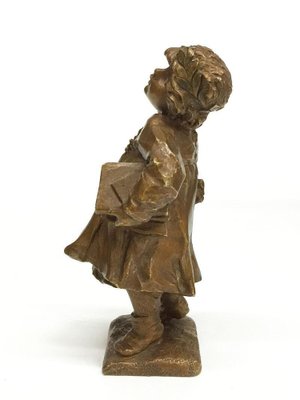 Small French Bronze Figurine by Lucien Alliot-UCH-1224595