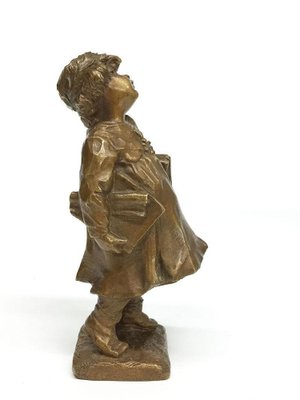 Small French Bronze Figurine by Lucien Alliot-UCH-1224595