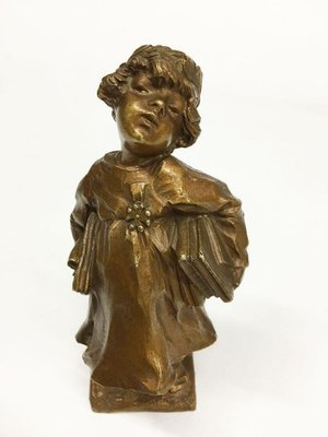 Small French Bronze Figurine by Lucien Alliot-UCH-1224595