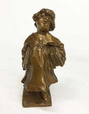 Small French Bronze Figurine by Lucien Alliot-UCH-1224595