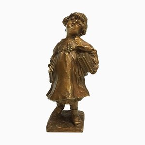 Small French Bronze Figurine by Lucien Alliot-UCH-1224595