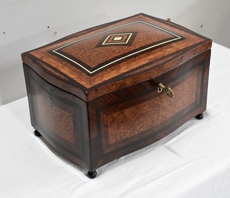 Small French Napoleon III Wooden Trunk-RVK-846779