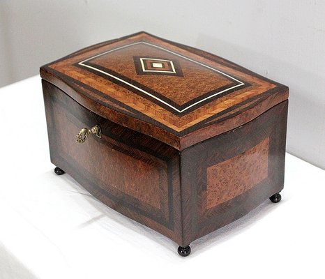 Small French Napoleon III Wooden Trunk-RVK-846779