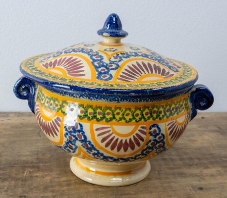 Small French Porcelain Tureen or Vide Poche, 1960s-RIU-1812071