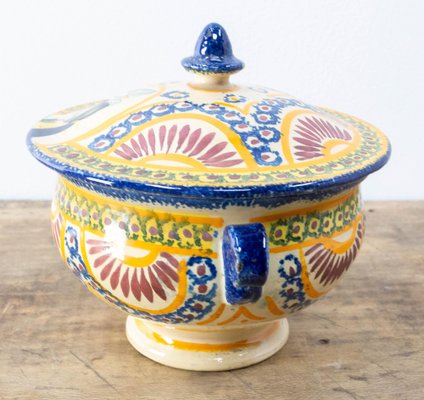 Small French Porcelain Tureen or Vide Poche, 1960s-RIU-1812071