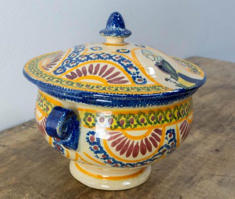 Small French Porcelain Tureen or Vide Poche, 1960s-RIU-1812071