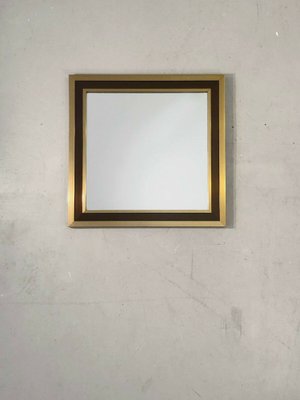 Small French Square Shabby-Chic Mirror by Maison Jansen, 1970s-NLF-1397386