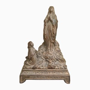 Small French Statue of Notre Dame de Lourdes, 1900-VHW-1805353