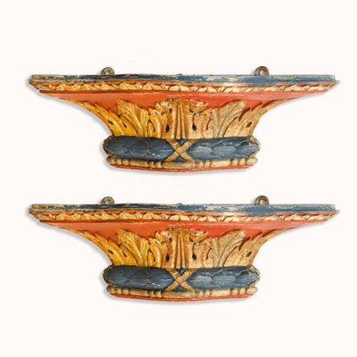 Small French Wall Consoles, Set of 2-YK-2023156