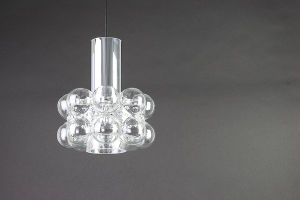 Small German Bubble Glass Pendant by Helena Tynell for Limburg-UGR-1086196