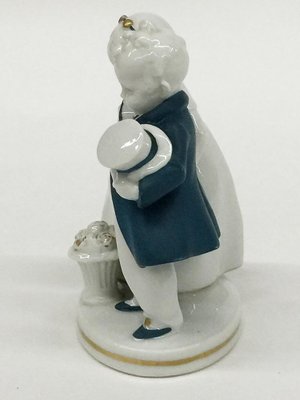 Small Girl & Boy Katzhütte Porcelain Figurine by Hertwig & Co, 1920s / 30s-UCH-1224677