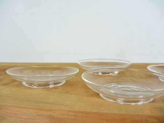 Small Glass Dishes by Salviati, Italy, Set of 4-ID-1123604