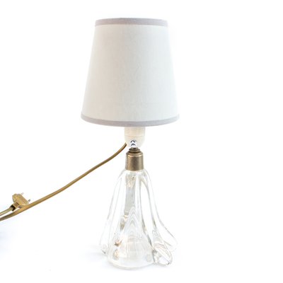 Small Glass Table Lamp, 1970s-FSD-846173