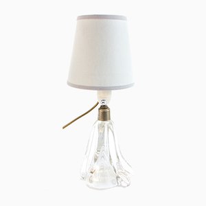 Small Glass Table Lamp, 1970s-FSD-846173