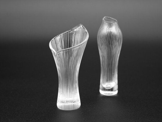 Small Glass Vase by Tapio Wirkkala for Iittala, Finland, 1950s-KWQ-1720093