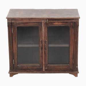 Small Glazed Buffet in Solid Wood-NQ-1756167