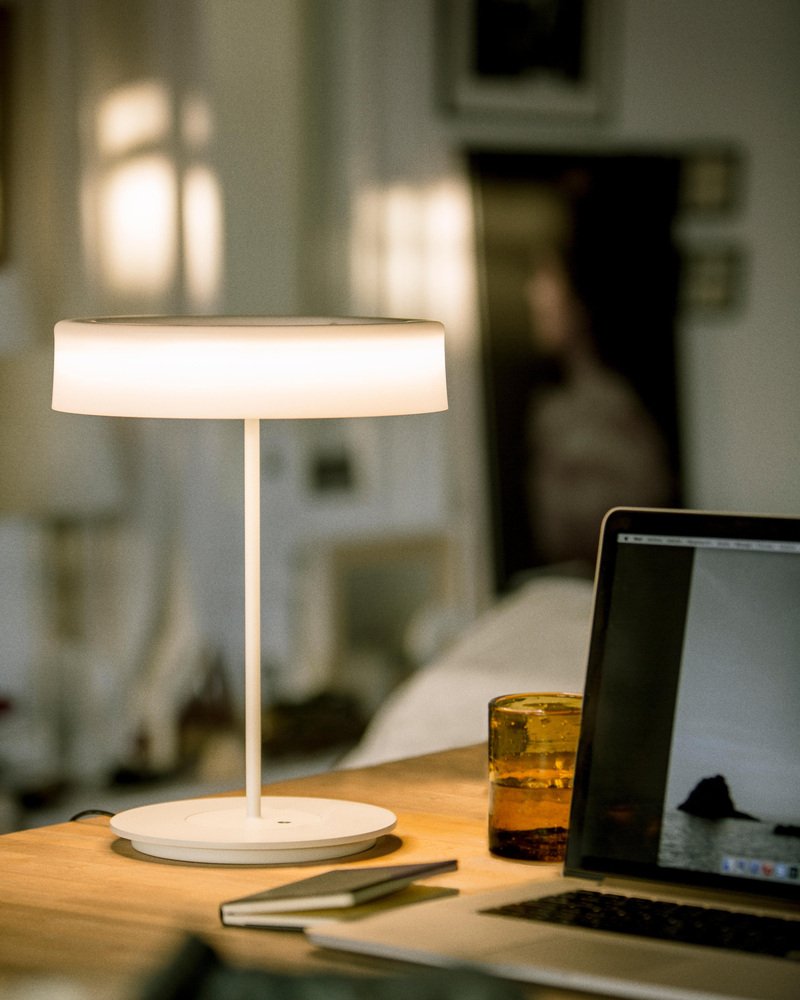 Small Graphite Sin Table Lamp by Antoni Arola