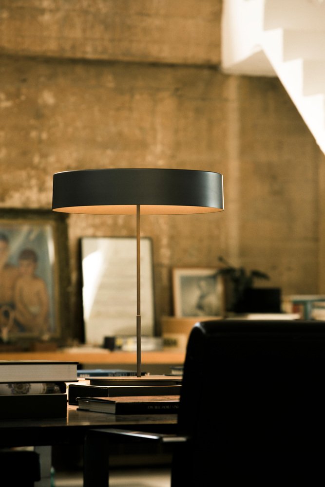 Small Graphite Sin Table Lamp by Antoni Arola