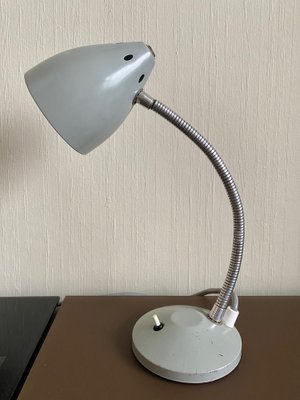 Small Grey Desk Lamp by Herman Theodoor Busquet for Hala Zeist, 1960s-LL-1791886