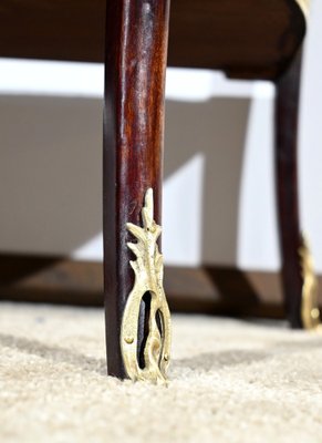 Small Half-Moon Console Table in Mahogany, 1890s-RVK-1771076