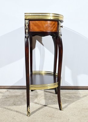 Small Half-Moon Console Table in Mahogany, 1890s-RVK-1771076