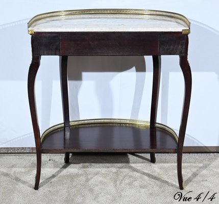 Small Half-Moon Console Table in Mahogany, 1890s-RVK-1771076