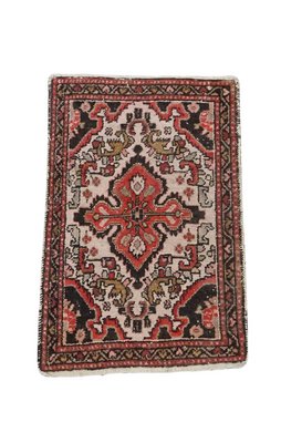 Small Hand-Knotted Rug in Warm Colors-HPP-1746761