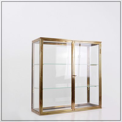 Small Hollywood Regency 2-Door Display Cabinet-NYF-2018955