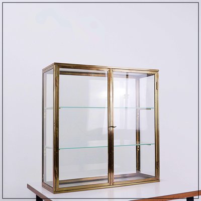 Small Hollywood Regency 2-Door Display Cabinet-NYF-2018955