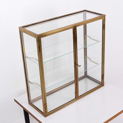 Small Hollywood Regency 2-Door Display Cabinet-NYF-2018955