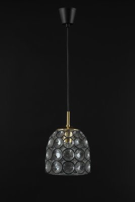 Small Iron & Clear Glass Pendant Lights from Limburg, Germany, 1960s-UGR-1298064