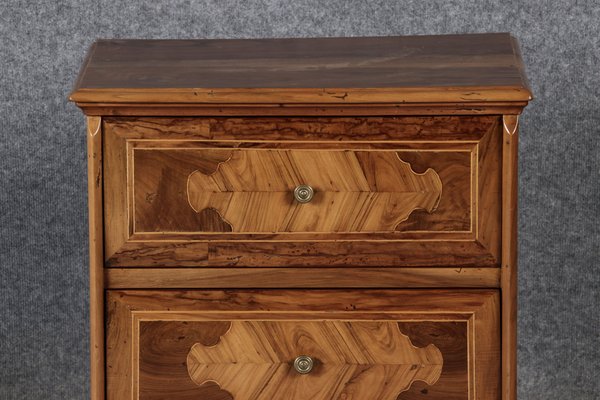 Small Italian Baroque Chest of Drawers in Walnut, 1750s-DXD-1790780