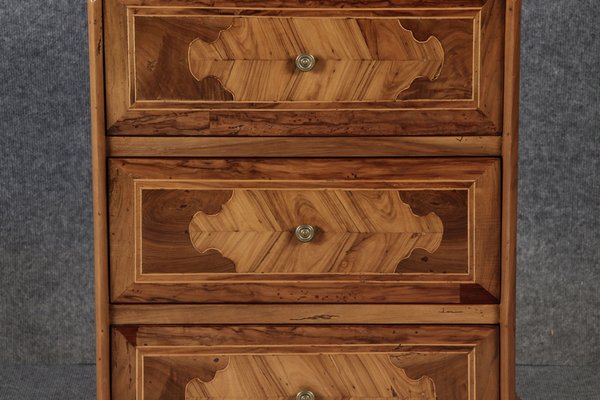 Small Italian Baroque Chest of Drawers in Walnut, 1750s-DXD-1790780