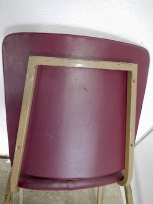 Small Italian Leatherette Desk Chair, 1960s-WWQ-884786