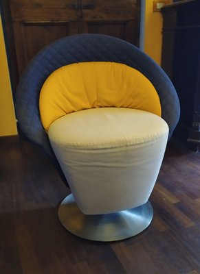 Small Italian Swivel Armchair, 1980s-EI-1105294