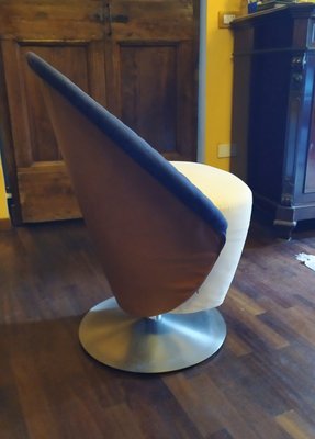 Small Italian Swivel Armchair, 1980s-EI-1105294