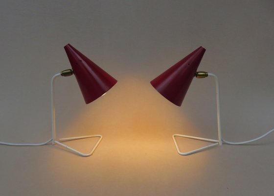 Small Italian Table Lights by Guiseppe Ostuni for Oluce, 1950s, Set of 2-EY-1421499