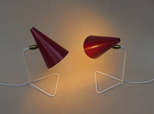 Small Italian Table Lights by Guiseppe Ostuni for Oluce, 1950s, Set of 2-EY-1421499