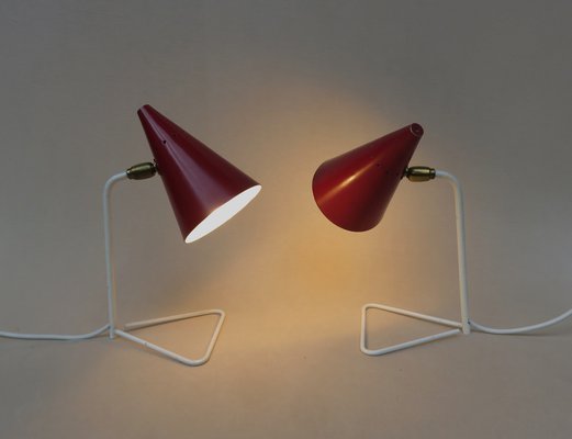 Small Italian Table Lights by Guiseppe Ostuni for Oluce, 1950s, Set of 2-EY-1421499