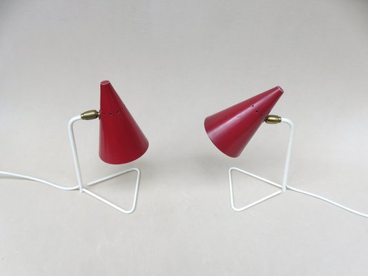 Small Italian Table Lights by Guiseppe Ostuni for Oluce, 1950s, Set of 2-EY-1421499