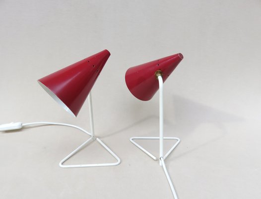 Small Italian Table Lights by Guiseppe Ostuni for Oluce, 1950s, Set of 2-EY-1421499