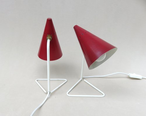 Small Italian Table Lights by Guiseppe Ostuni for Oluce, 1950s, Set of 2-EY-1421499