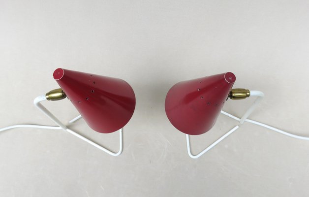 Small Italian Table Lights by Guiseppe Ostuni for Oluce, 1950s, Set of 2-EY-1421499